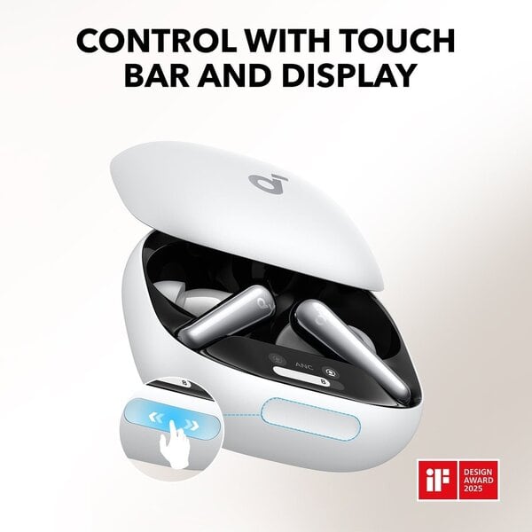 Anker soundcore Liberty 4 Pro Wireless Earbuds -White product photo
