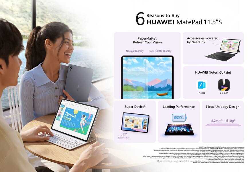 Huawei MatePad 11 5 S Wi-Fi Tablet 11 5-inch- Space Gray additional product image