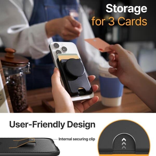 Sinjimoru M-Tap Tok Grip Wallet Gray additional product image