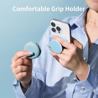 Sinjimoru M-Tap Tok Phone Grip Magnetic Silicone Purple product image