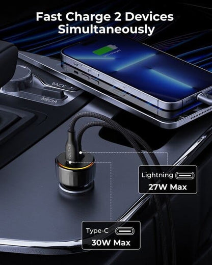 Voltme Cazo Series Car Charger Cazo 57W L-C with Magnetic Cable product photo