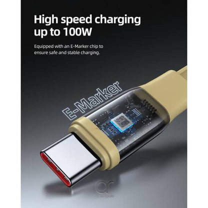 Voltme Powerlink YoYo Cable 5A 1 0M Retractable Type C to Type C -Yellow