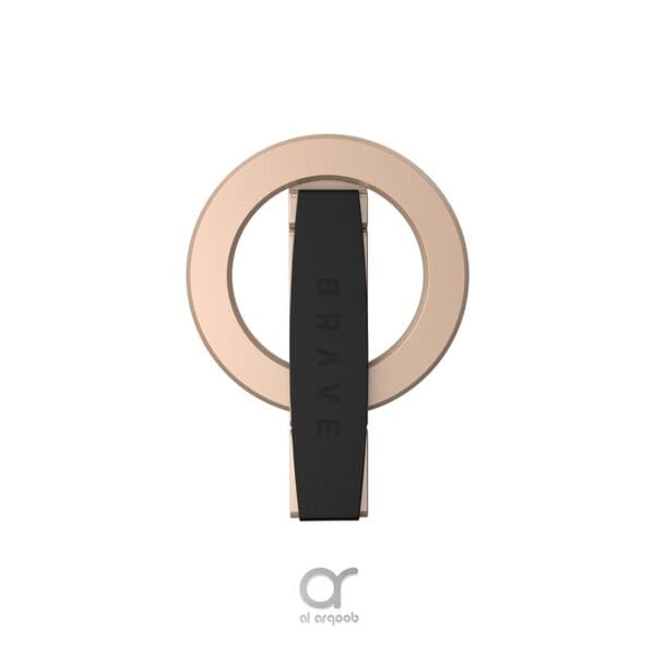 BRAVE 3-in-1 Magnetic Phone Grip & Kickstand - Golden product photo