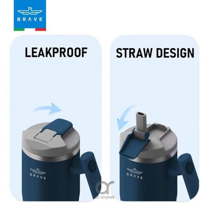 Brave Temp Guard Vacuum Insulated Travel Mug 1200mL - Navy Blue additional product image