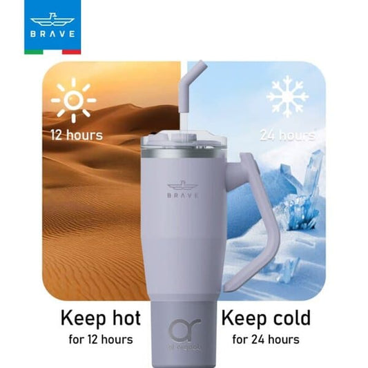 Brave Temp Guard Vacuum Insulated Travel Mug 1200mL - Purple product photo