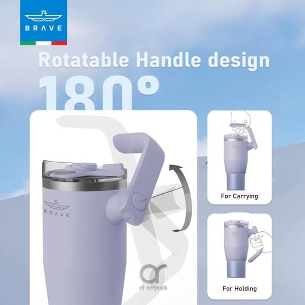 Brave Temp Guard Vacuum Insulated Travel Mug 950ml - Purple additional product image