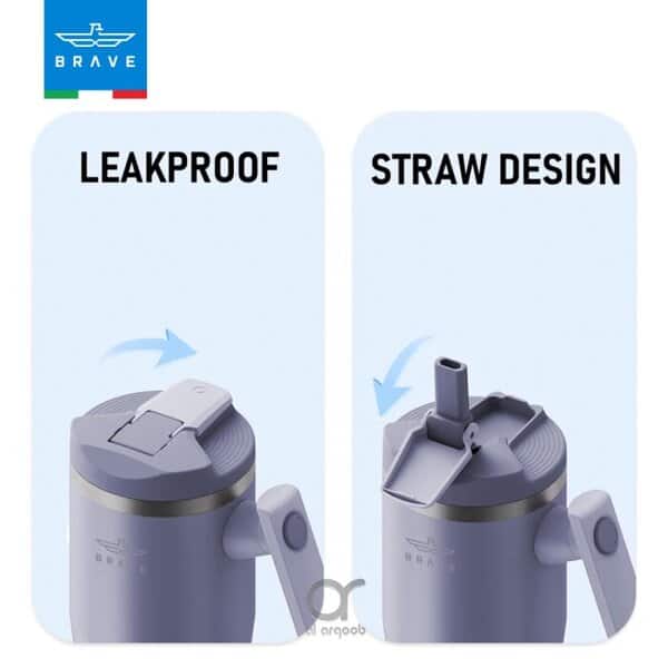 Brave Temp Guard Vacuum Insulated Travel Mug 1200mL - Purple additional product image