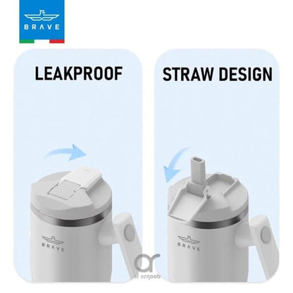 Brave Temp Guard Vacuum Insulated Travel Mug 950ml - White additional product image