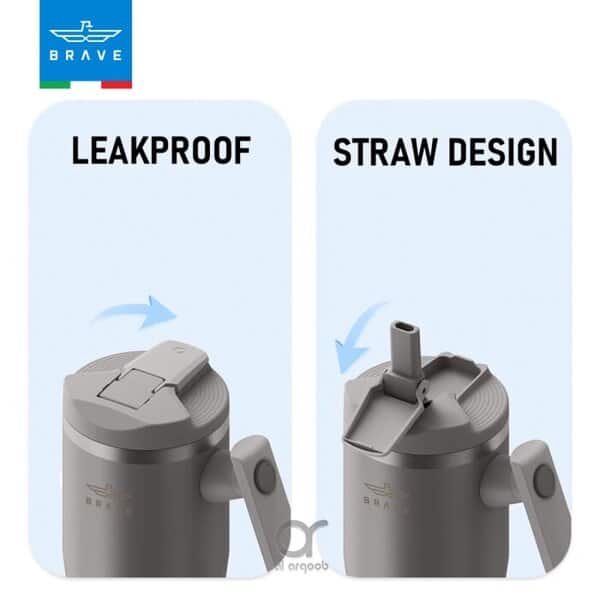 Brave Temp Guard Vacuum Insulated Travel Mug 950ml - Beige product image