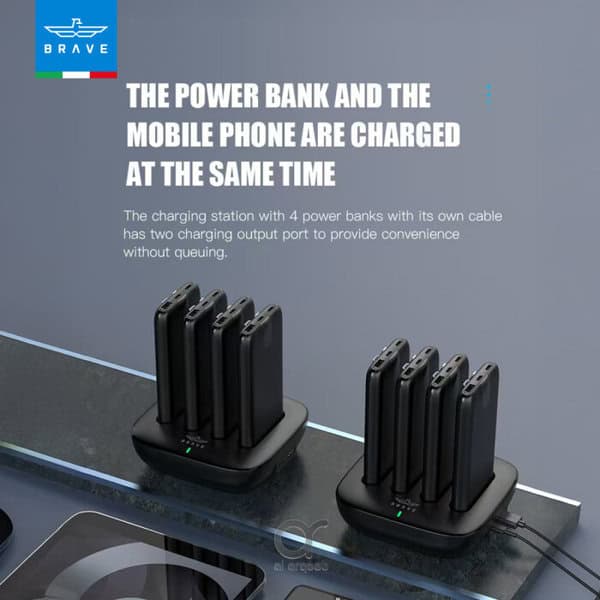 BRAVE 4-in-1 Portable Slim Power Bank Station additional product image