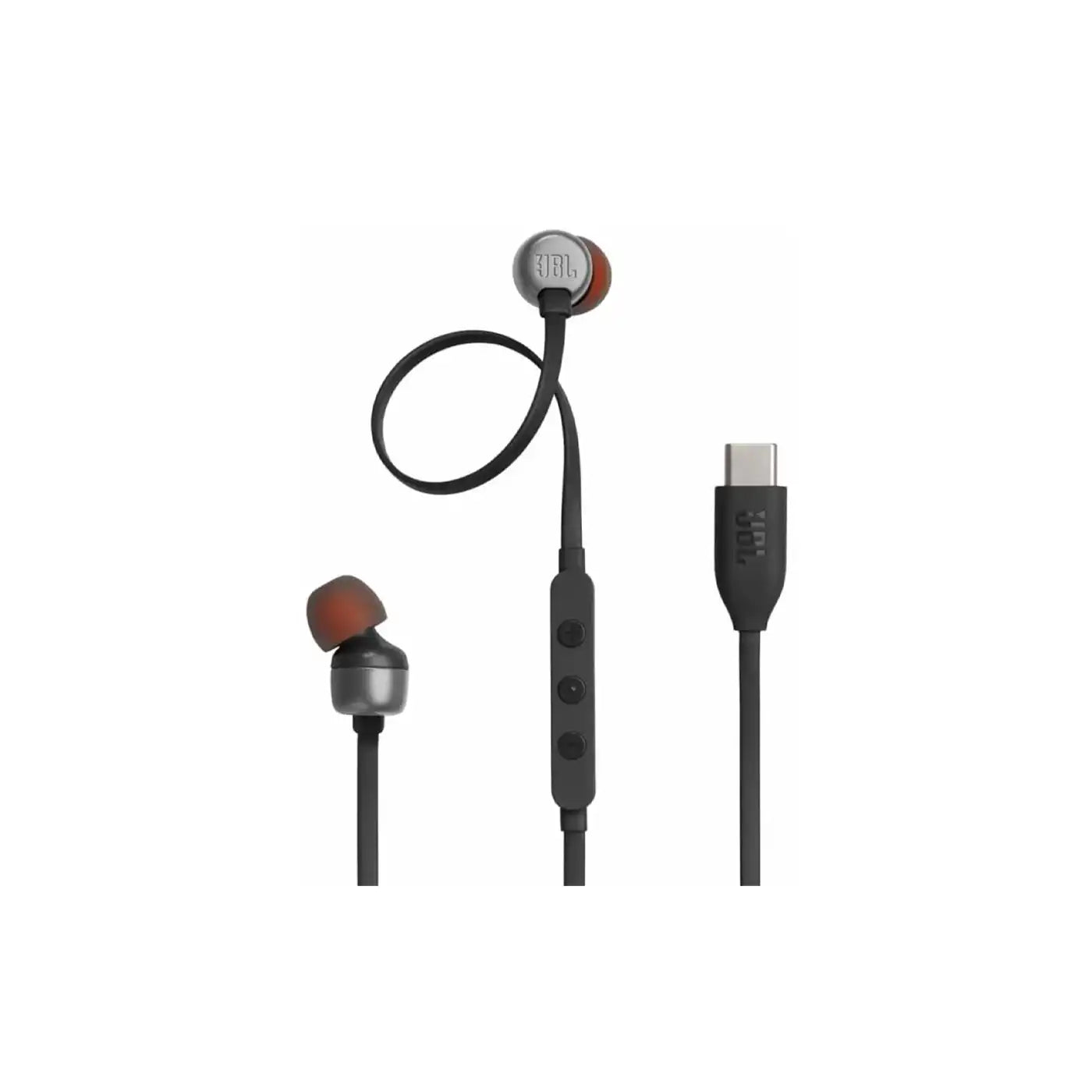 JBL Tune 310C Wired Type-C In-Ear Earphone with Mic, Black
