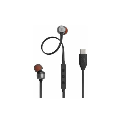 JBL Tune 310C Wired Type-C In-Ear Earphone with Mic, Black