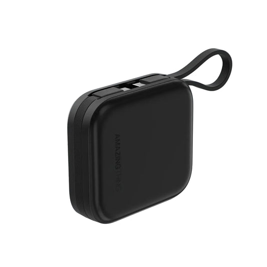 AmazingThing Thunder Go 10000mAh Power Bank with Built-in 2 USB-C Cables product photo