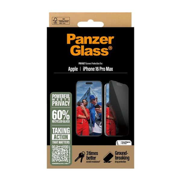 PanzerGlass Privacy Screen Protector iPhone 16 Pro Ultra-Wide Fit additional product image