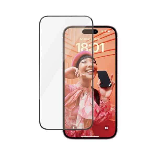 PanzerGlass Screen Protector iPhone 15 Pro Max - Wide and Clear product photo
