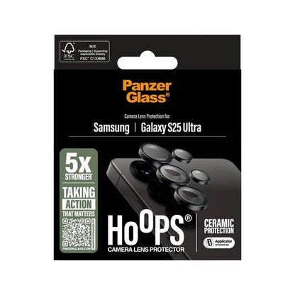 PanzerGlass® Samsung Galaxy S25 Ultra Hoops® Ceramic Camera Lens Protector product photo