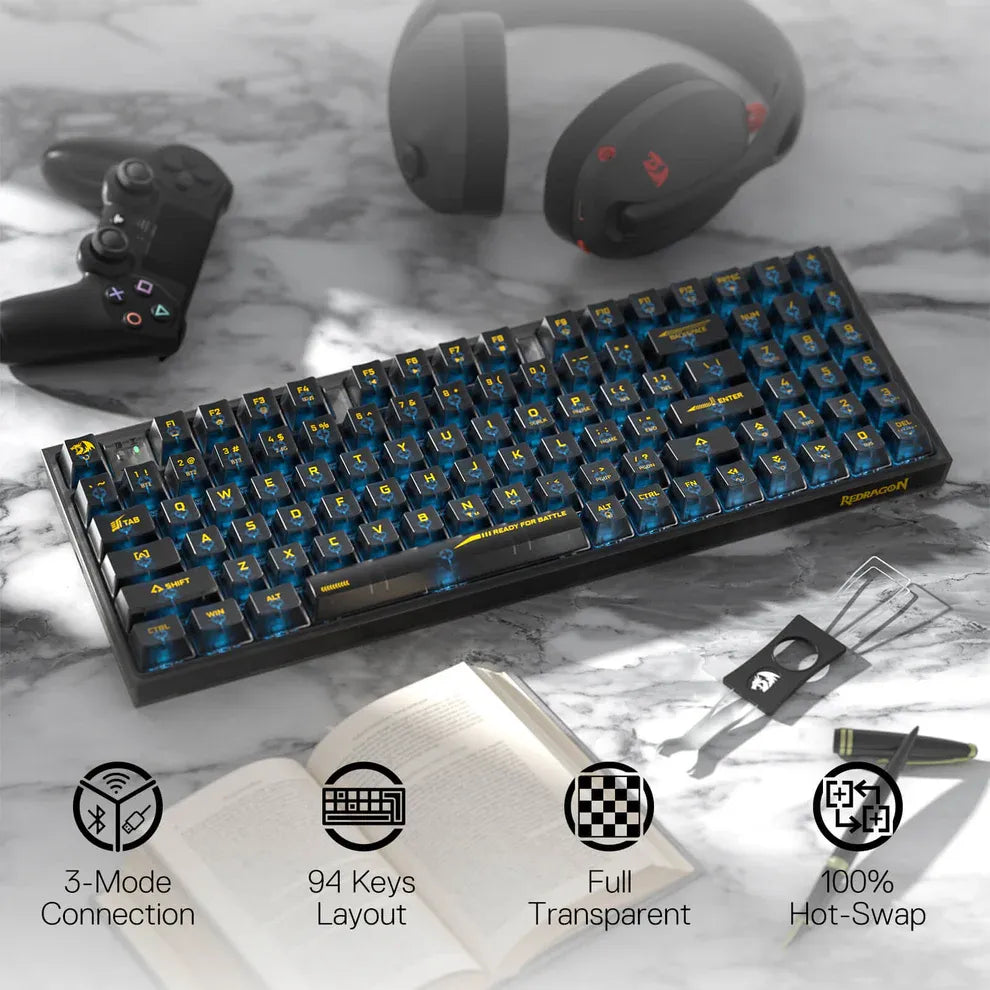 Irelia Pro Wireless 94 Key Hot-swappable Mechanical Keyboard
