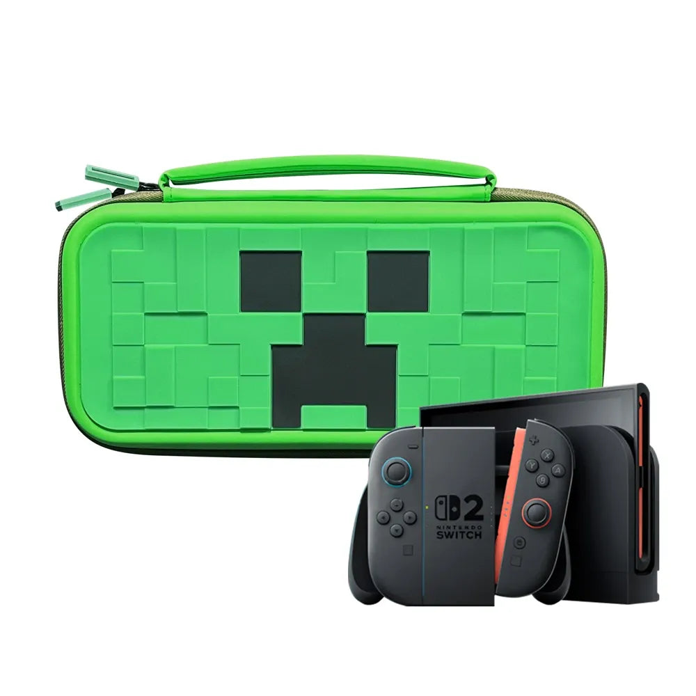 Silicone Carry Case for Nintendo Switch 2 Minecraft PP Bag