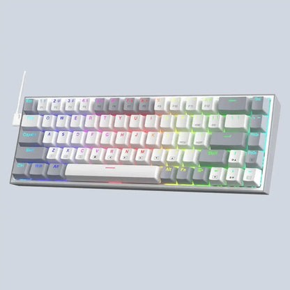 CASTOR K631 Grey 65% Wired RGB Gaming Keyboard