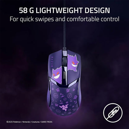 Razer Cobra Lightweight Wired Gaming Mouse - Gengar Edition with Razer Chroma RGB Lighting