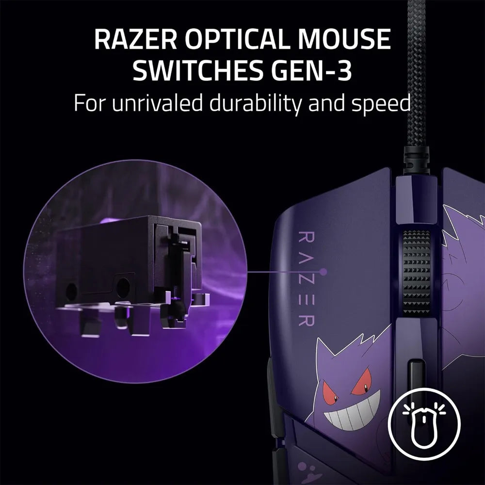 Razer Cobra Lightweight Wired Gaming Mouse - Gengar Edition with Razer Chroma RGB Lighting