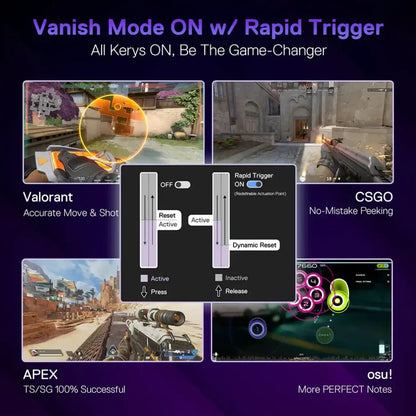 UCAL K673 HE Rapid Trigger Gaming Keyboard