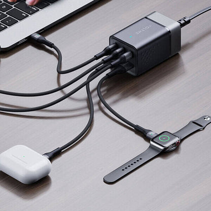 Voltme VITO Go 75W EzTravel 5-in-1 Desktop Power Bar UK - Black product photo