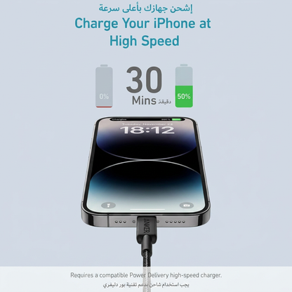 Anker USB C Compatible with iPhone and iPad and ipod Cloth 3M Black additional product