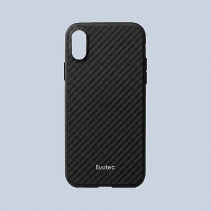 Evutec iPhone XS Max aER case cover aFIX Plus air Vent Magnetic Car mount - Karbon Black