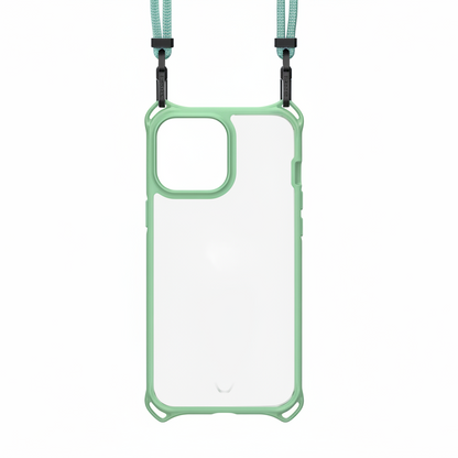 Itskins iPhone 13 Pro Cover - Light Green And Clear phone case product photo