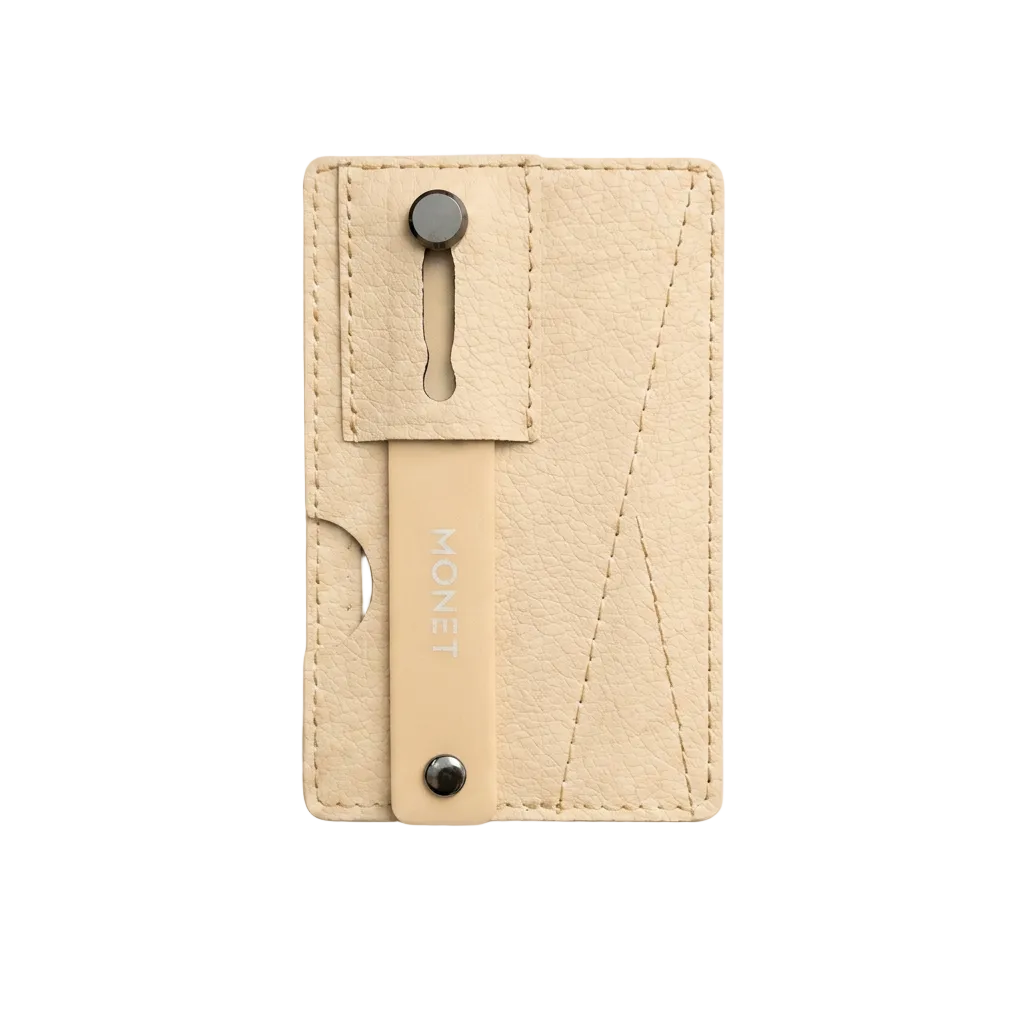 Monet Wallet Phone Grip with Stand - Peach Color