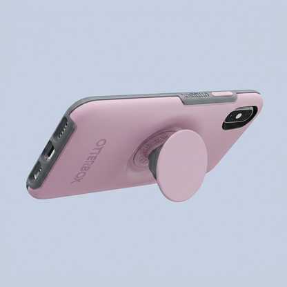 OtterBox Pop Symmetry Series Case for iPhone XS Max - Mauveolous in-use view