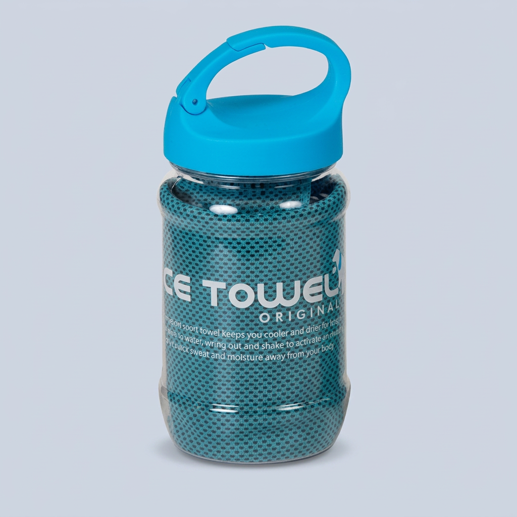 ICE TOWEL Innovative Cooling technology Light Weight - Blue