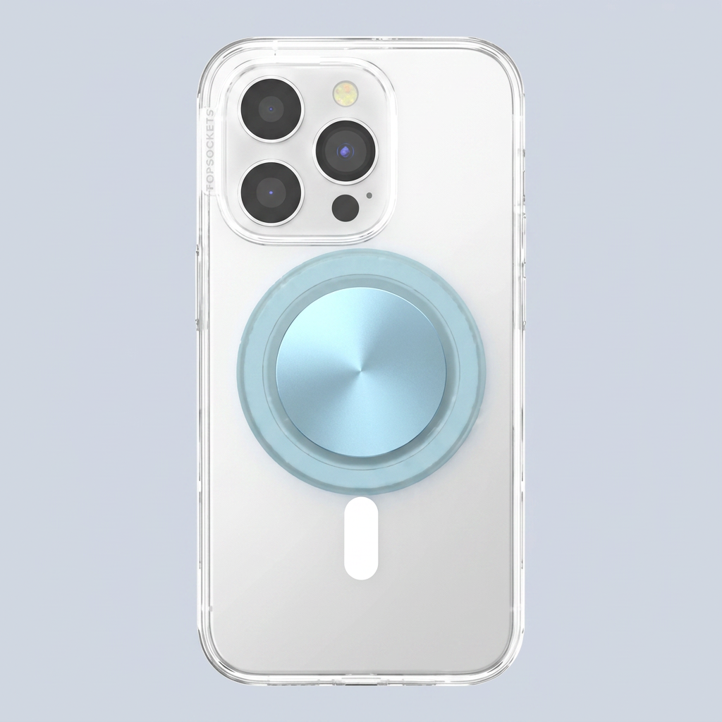 PopSockets - MagSafe Round PopGrip Cell Phone Grip & Stand- Blue Sigh product photo