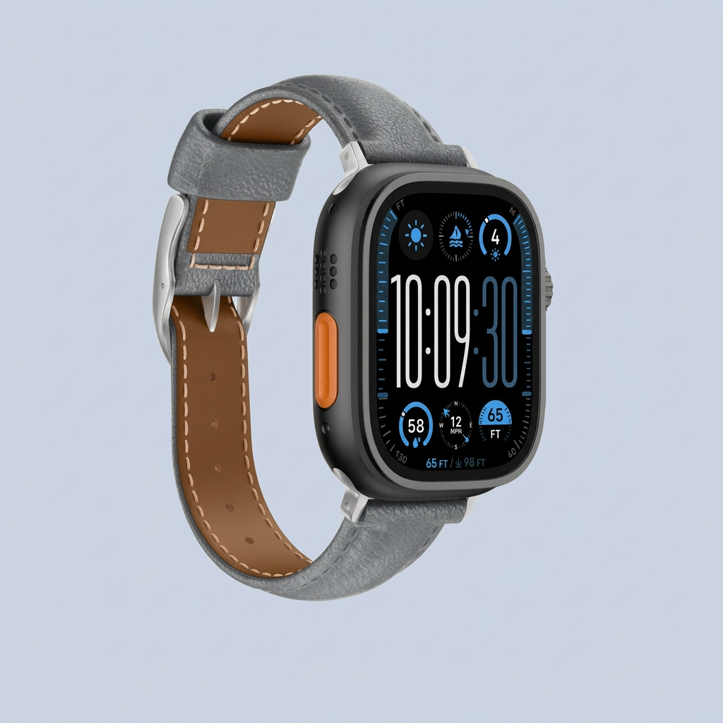 AmazingThing Watch Strap Product Size 49mm 46mm 45mm - Livid Gray additional product image