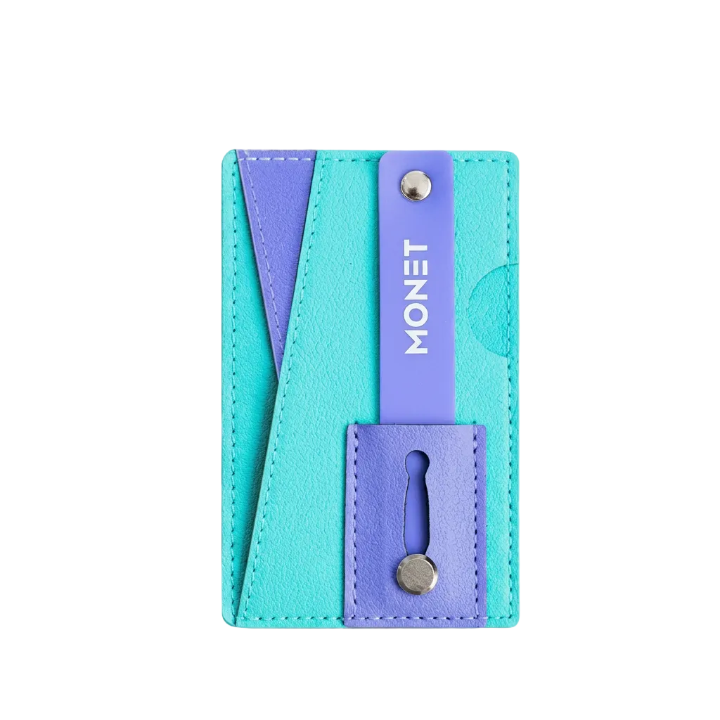 Monet Wallet Kickstand - Minty Sky product photo