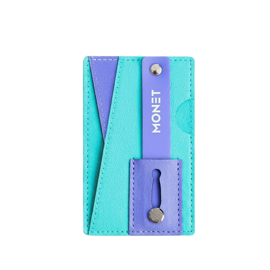 Monet Wallet Kickstand - Minty Sky product photo