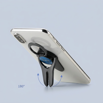 Remax RL-BK01 Car Vent Phone Ring Stand - Blue product photo