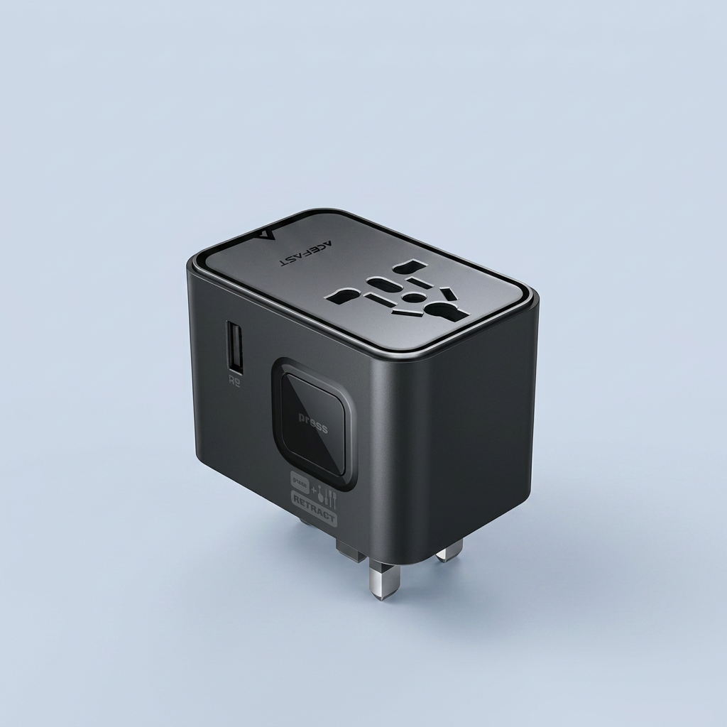 AceFast 45W Multi Charger with 3XUSB-C and 2XUSB-A borts product photo