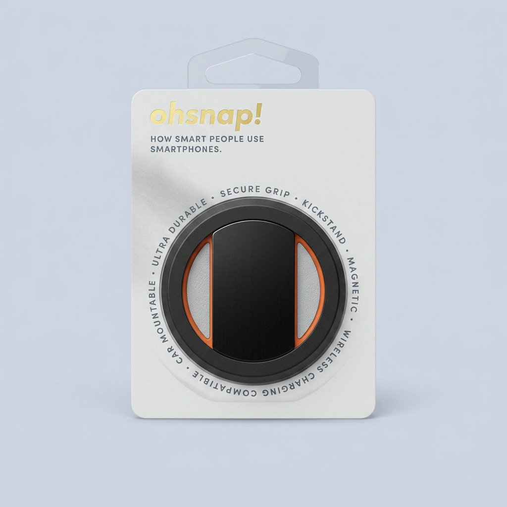 Ohsnap Grip Black orange product photo