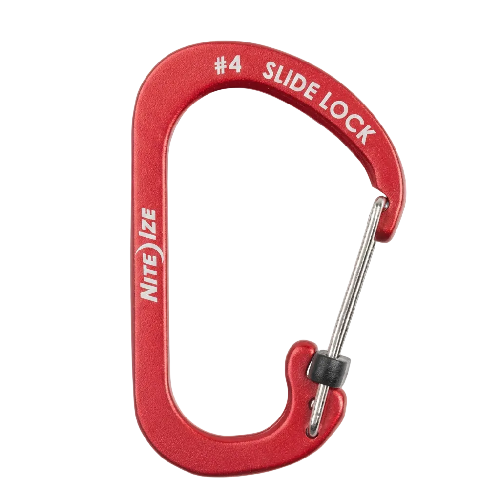 Niteize Slide Lock Carabiner - Red product photo