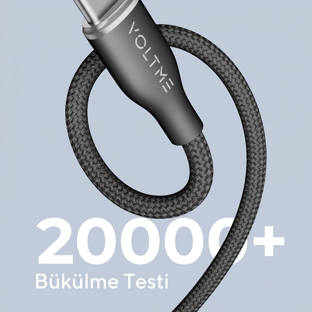Voltme Bawer Link Rugg USB-A TO USB-C Fast Charging Cable -1 8M 60W 3A-Black additional