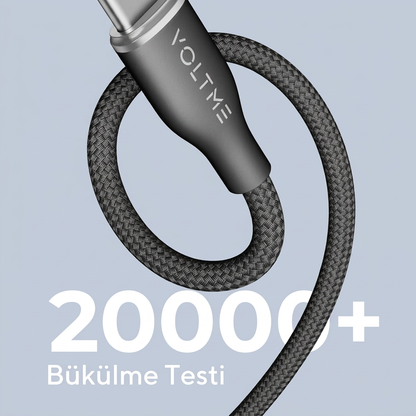 Voltme Bawer Link Rugg USB-A TO USB-C Fast Charging Cable -1 8M 60W 3A-Black additional
