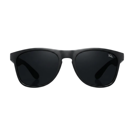 Foldies Polarized Folding Remix With Leather Case and Cleaning Cloth Matte Black - Black