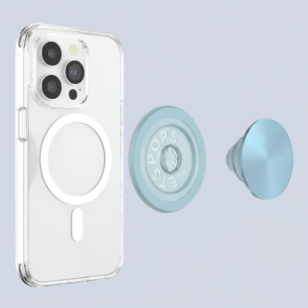 PopSockets - MagSafe Round PopGrip Cell Phone Grip & Stand- Blue Sigh