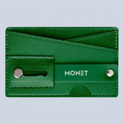 Monet Wallet Kickstand - Hunter Green product photo