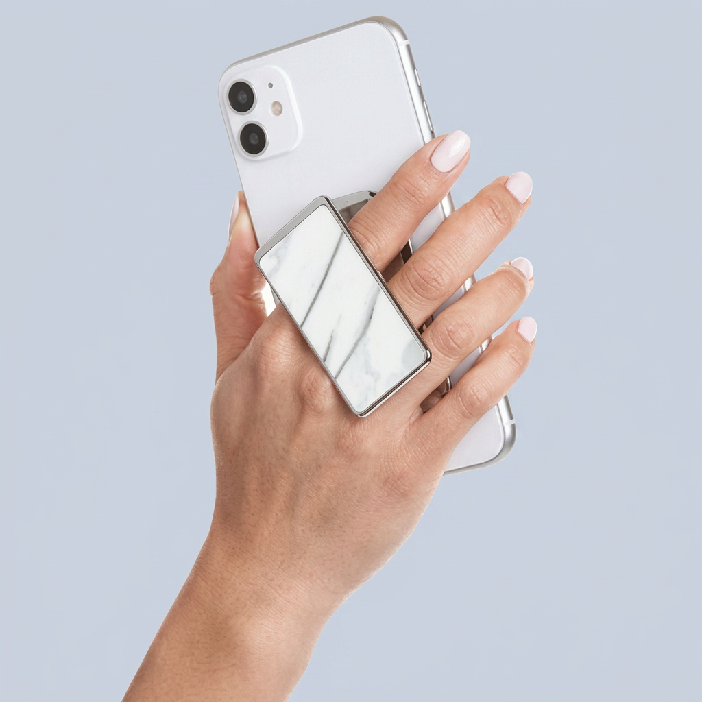 HANDLStick Stone - White Silver Marble product photo