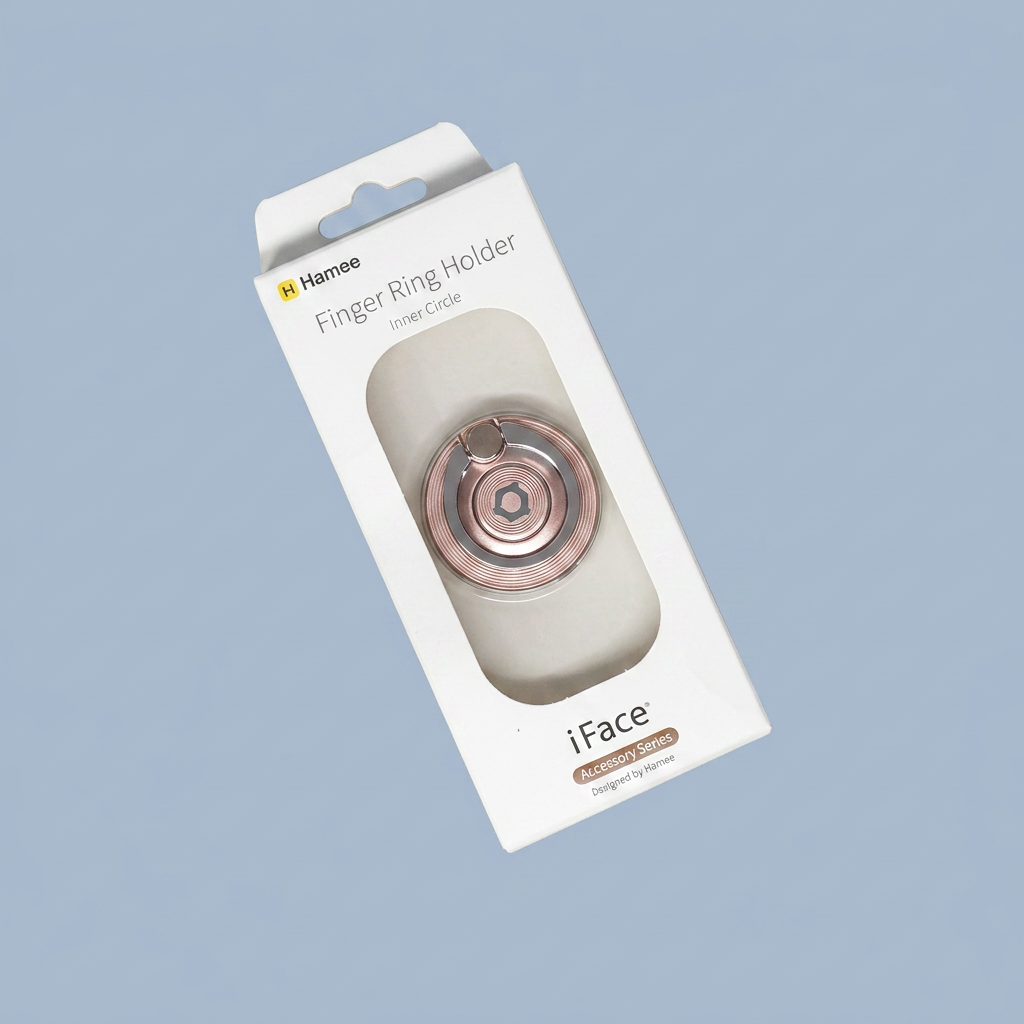 Hamee Finger Ring Holder Pink product photo