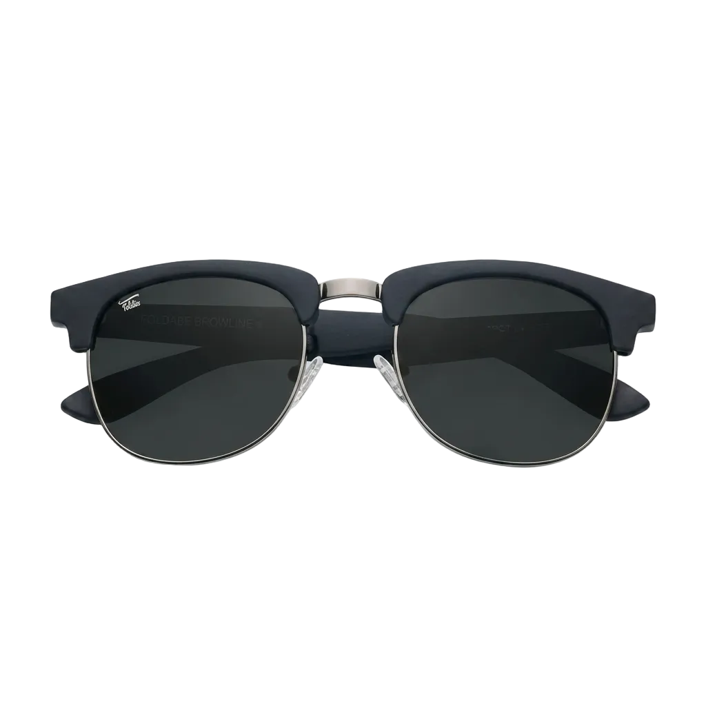 Foldies Polarized Folding Sunglasses - Scratch Resistant Lens Coating - Foldable Frame