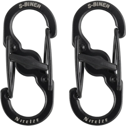 Nite Ize S-Biner MicroLock Stainless Steel - Durable & Strong Mini Carabiners for Keychain